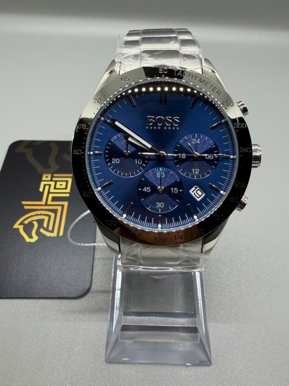 HUGO BOSS Talent Chronograph Blue Stainless Steel Men's Watch – Ref. HB1513582